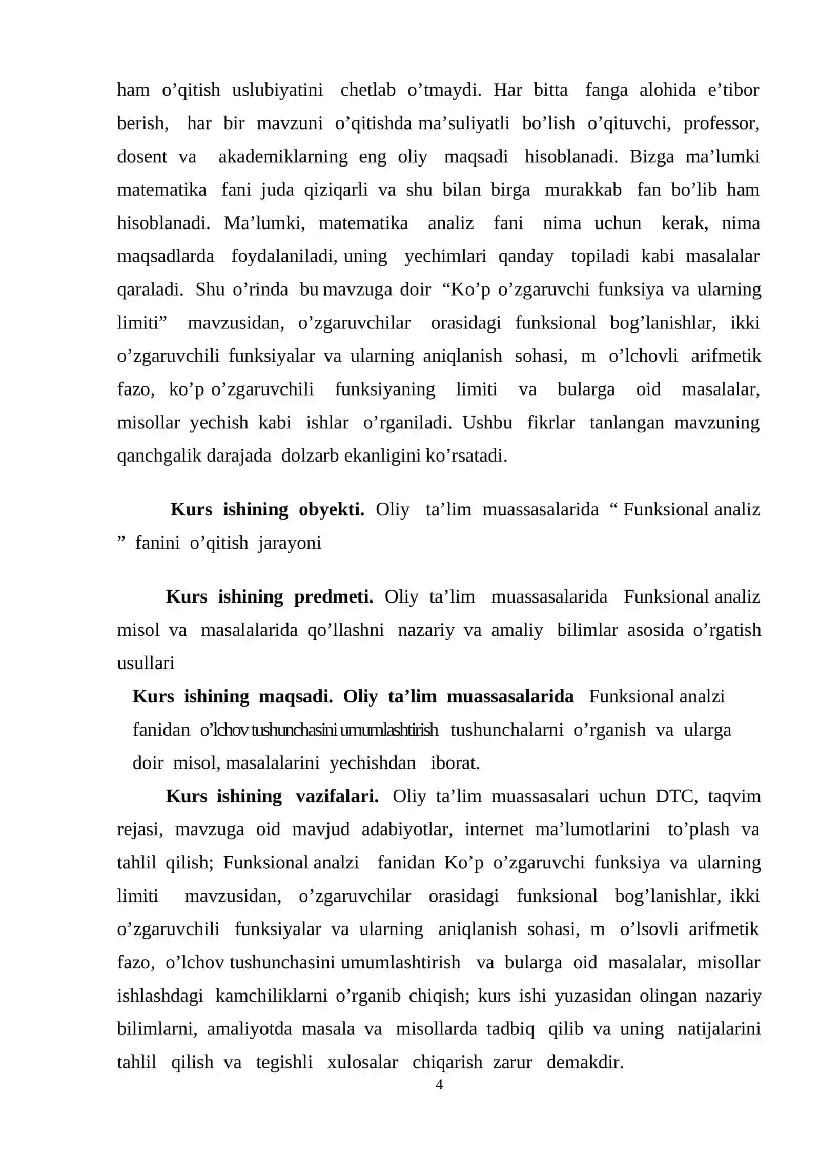 O’lchovli funksiyalar va ular ustida amallar 4