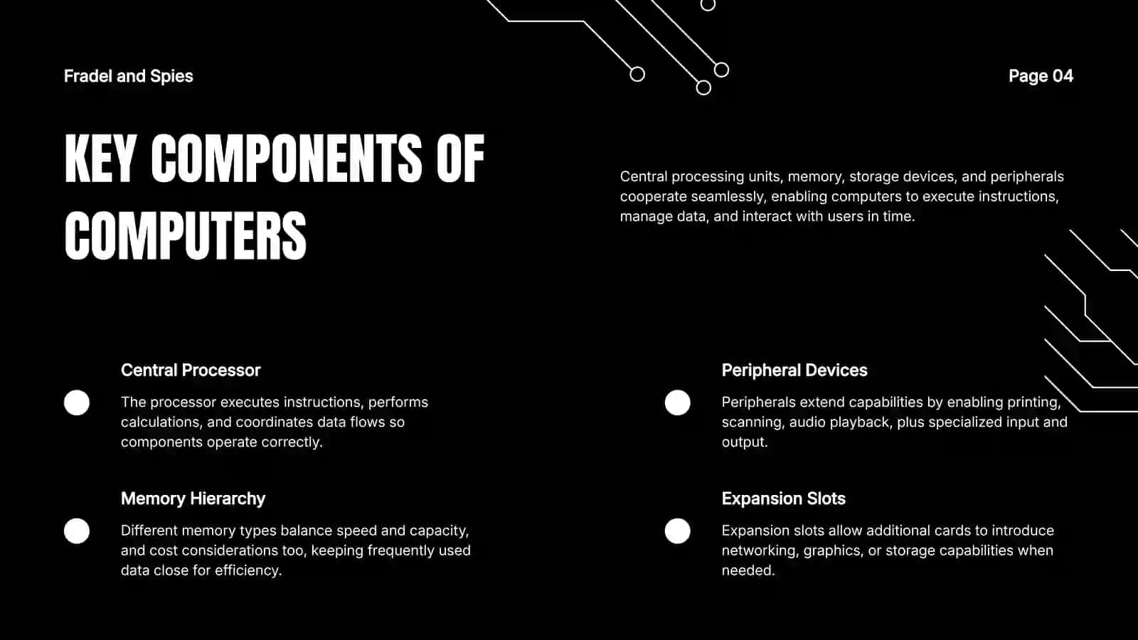 INSIDE BASIC COMPUTER OPERATIONS 4