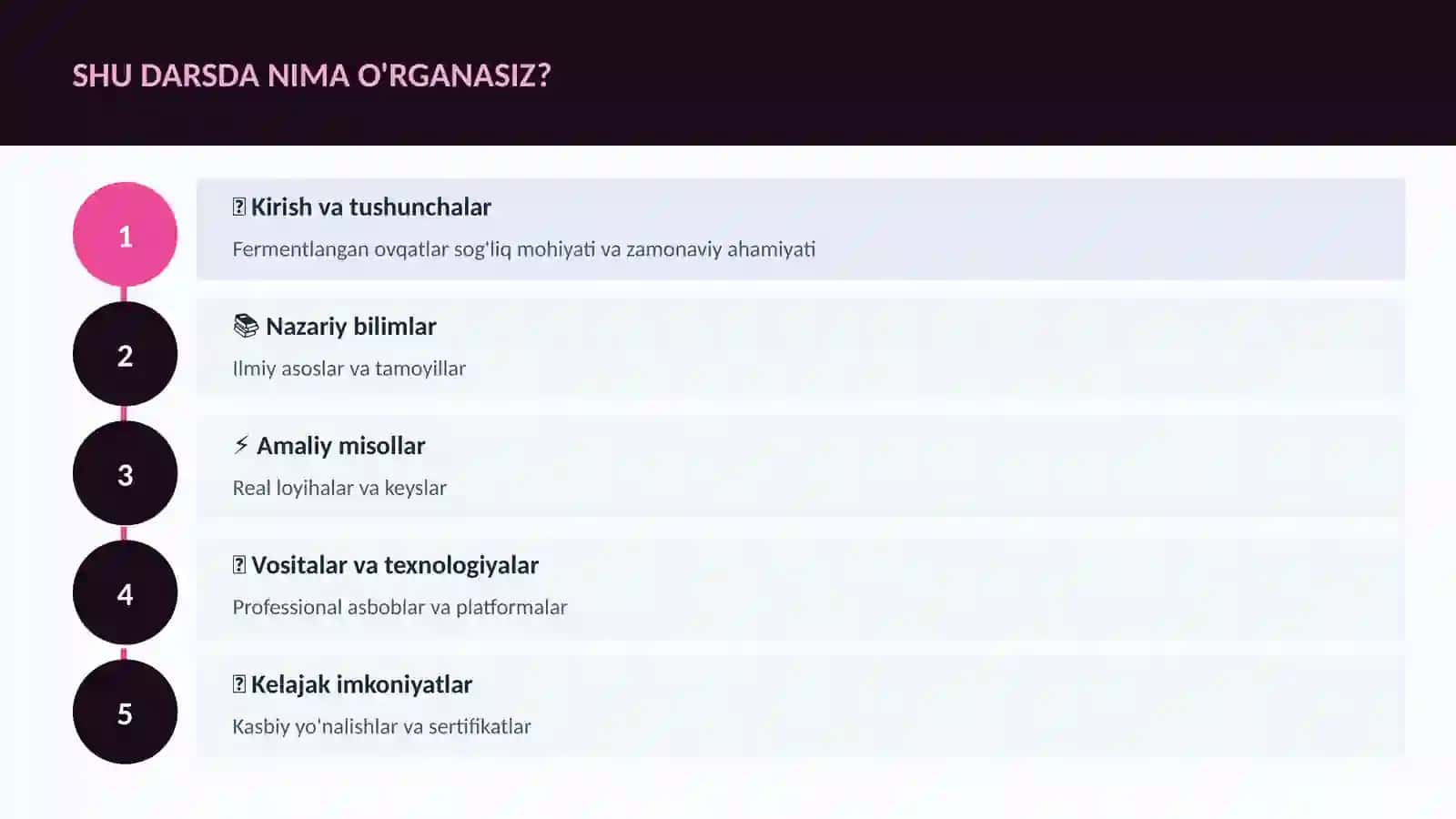 Fermentlangan ovqatlar sog'liq 4