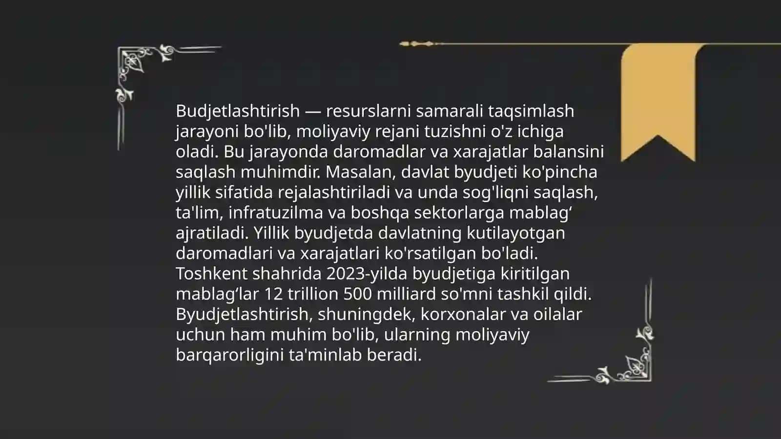Moliyaviy rejalashtirish 4