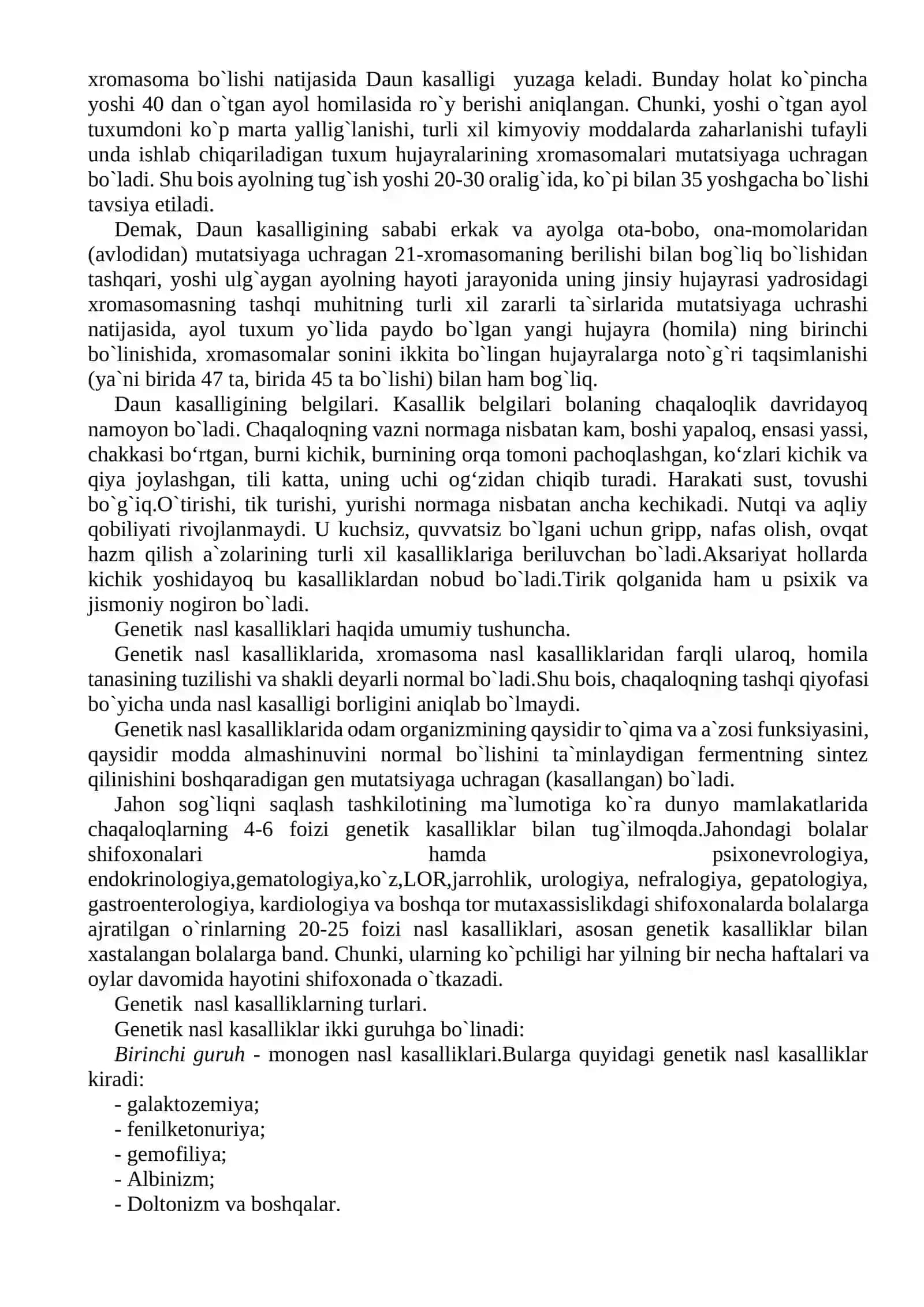 Irsiy va tug`ma kasalliklar 4