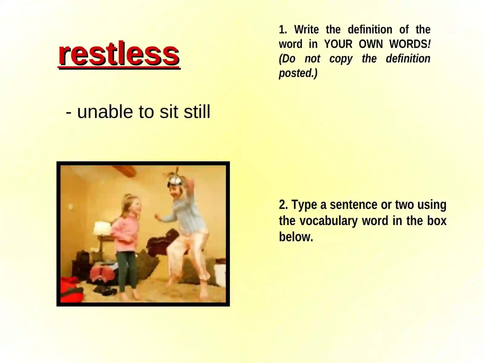 "My Name is Maria Isabel" Interactive Vocabulary PowerPoint 4