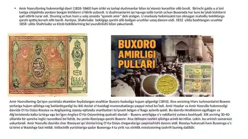 O'zbekiston tarixi  buxoro amirligida mansab va unonlar 4