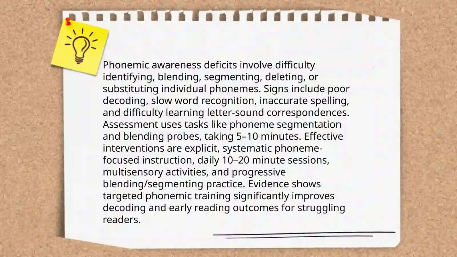Phonemic awareness deficits 4