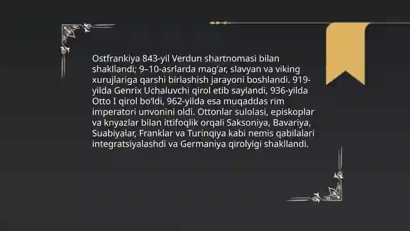 Oʻrta asrlarda Germaniya 4