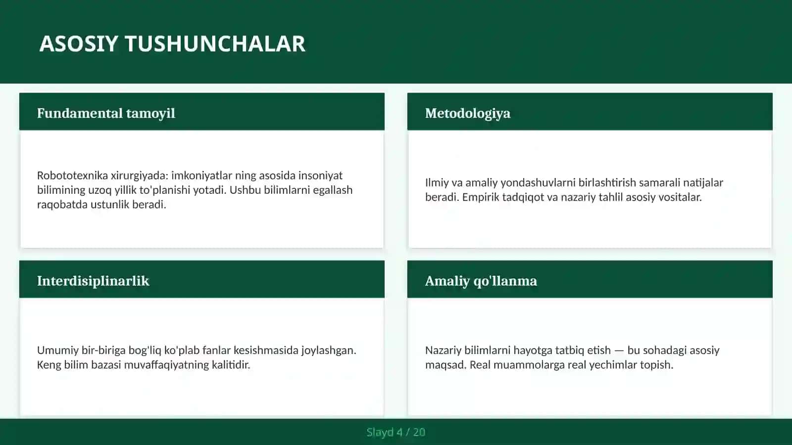 Robototexnika xirurgiyada: imkoniyatlar 4