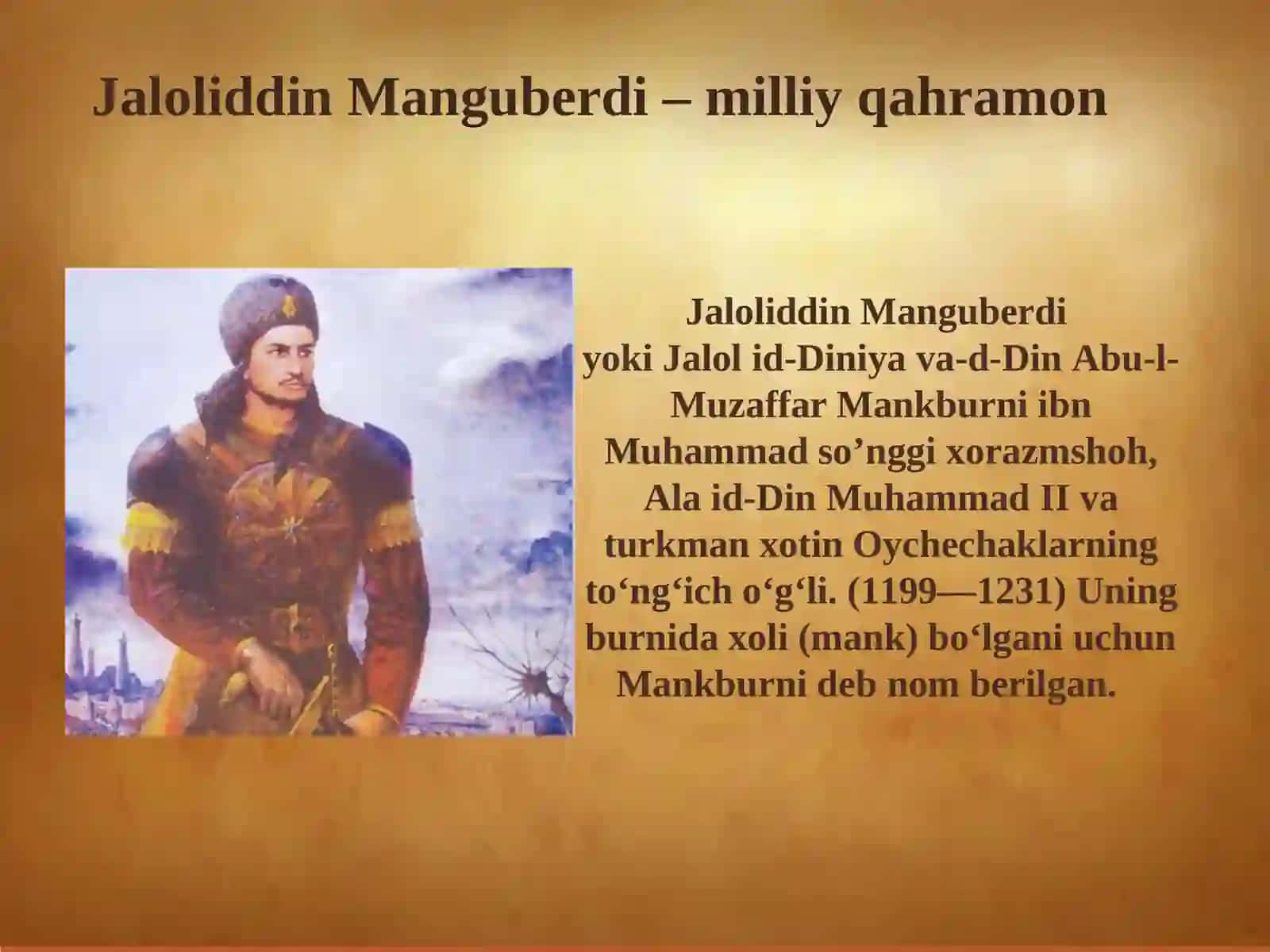 Jaloliddin Manguberdi - Vatan himoyachisi 4