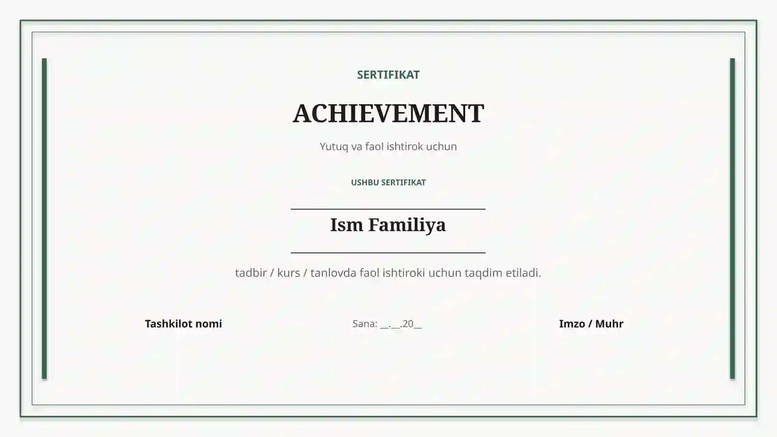 10 ta Zamonaviy Sertifikat Shablonlari — PowerPoint 4