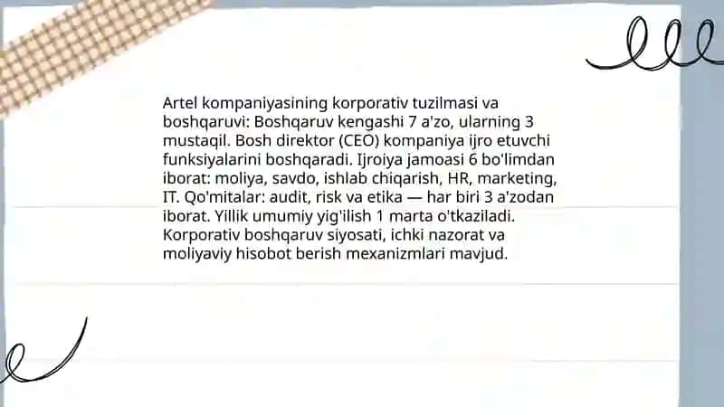 Artel kompaniyasi 4