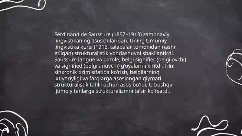 Strukturalizim va uning yo'nalishlari 4