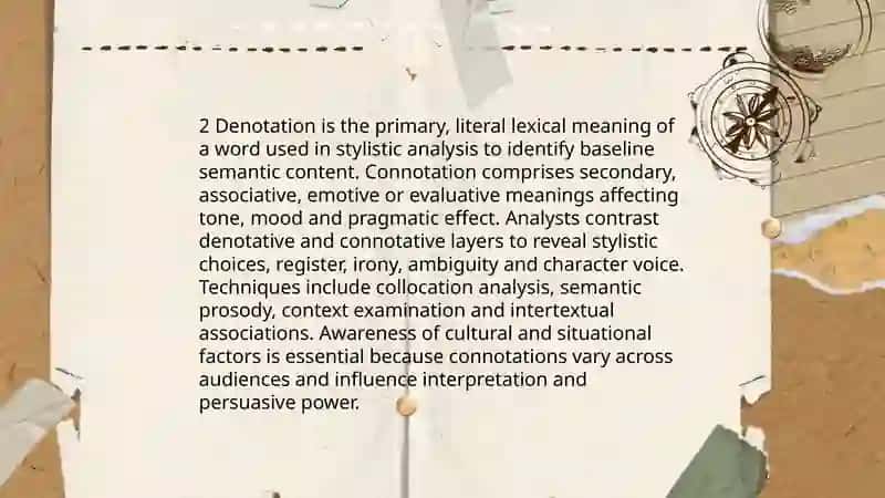 Lexical stylistics 4