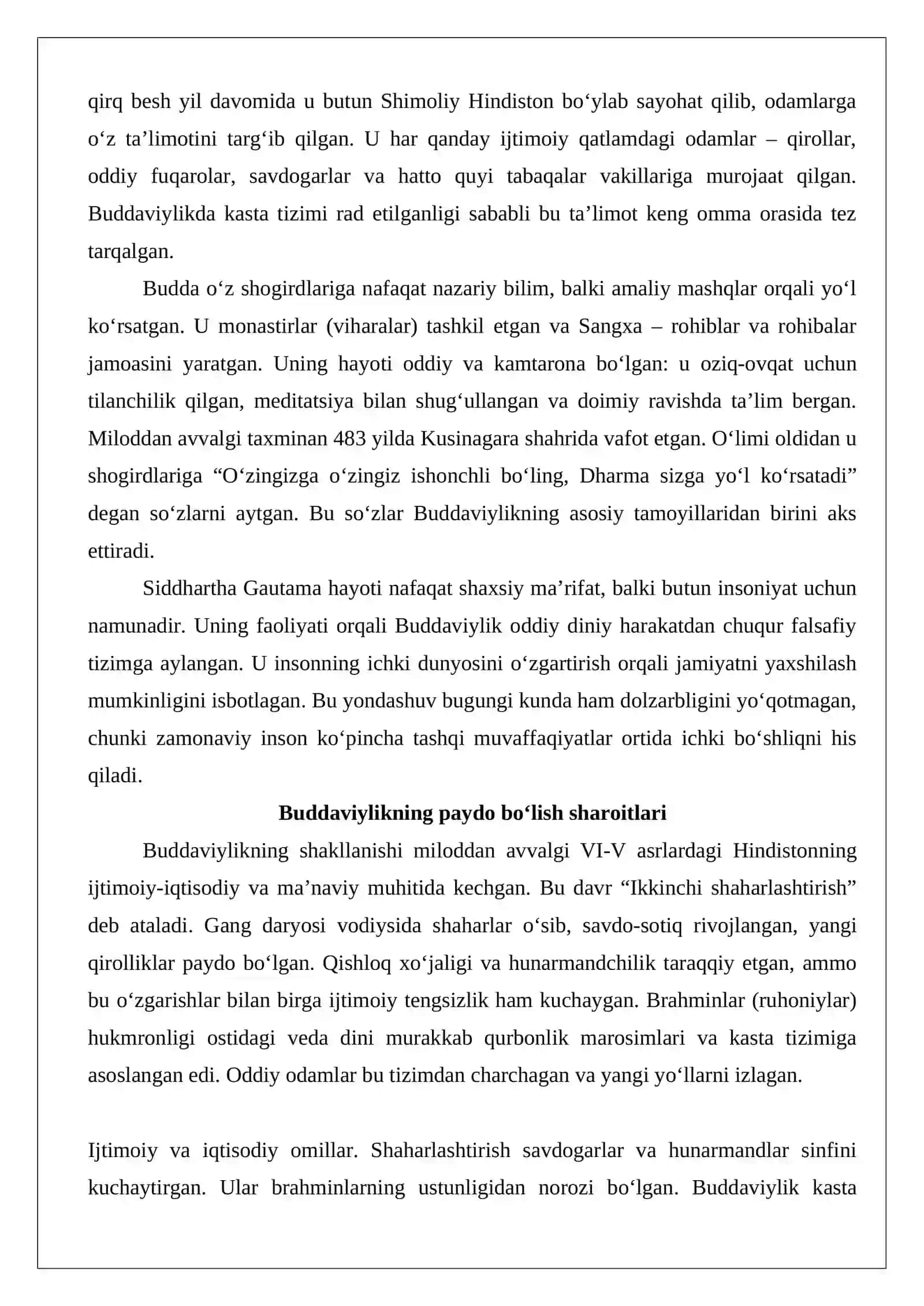 Buddaviylik dini ta’limoti va manbasi 4