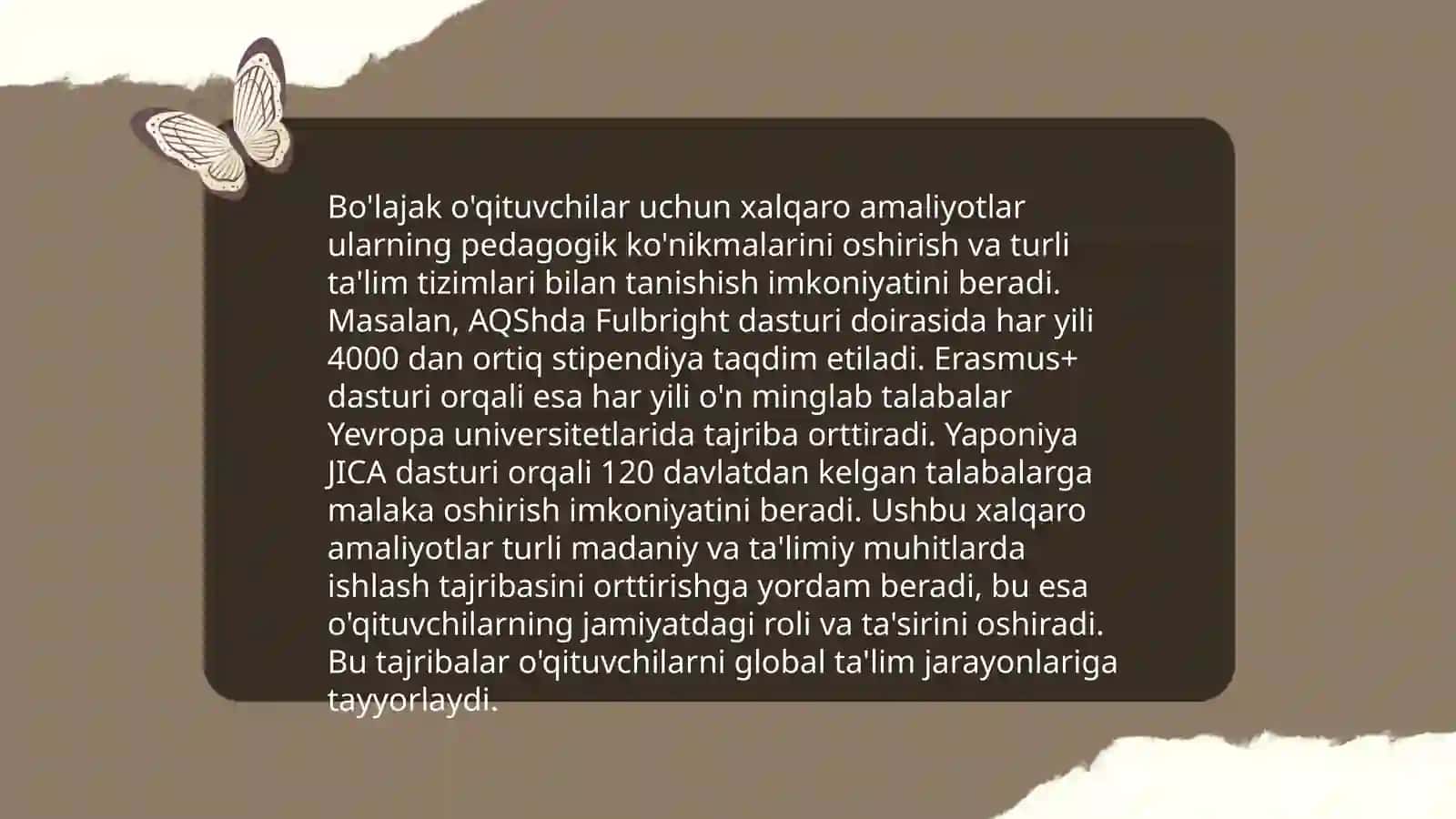 Xorijiy tajribalar asosida boʻlajak oʻqituvchilarning pedagogik faoliyatga tayyorlash 4