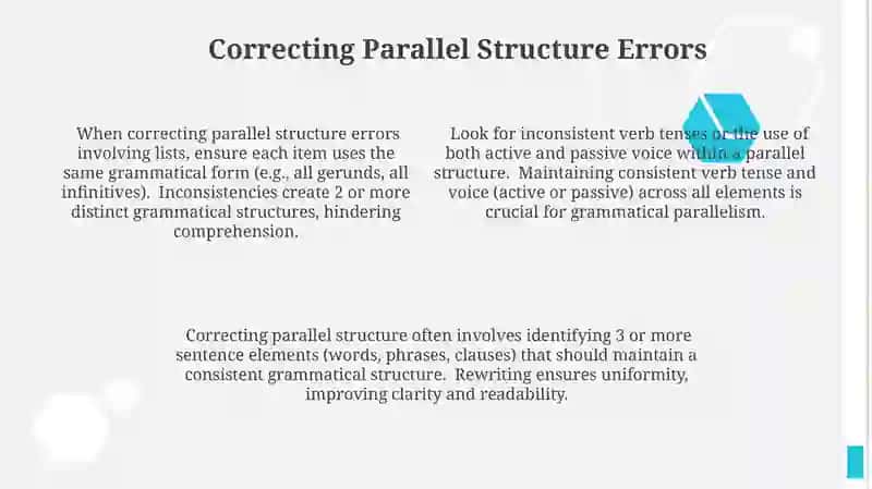 Parallel Structure 4