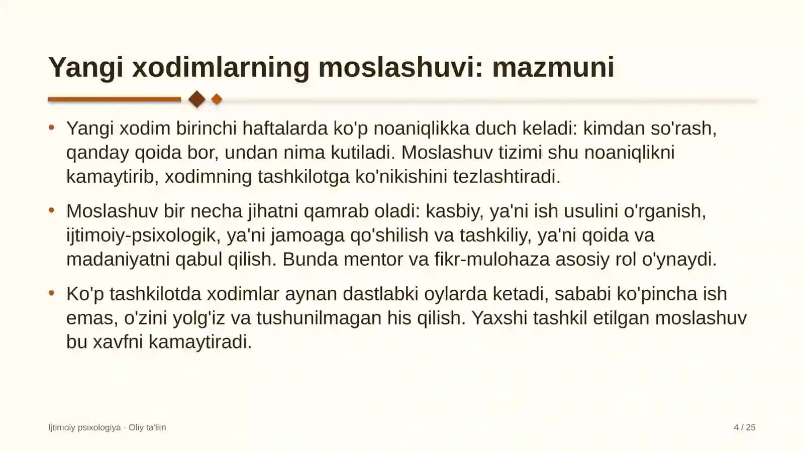 xususiy telekanallarda yangi xodimlarning ijtimoiy psixologik moslashuvi 3072 4