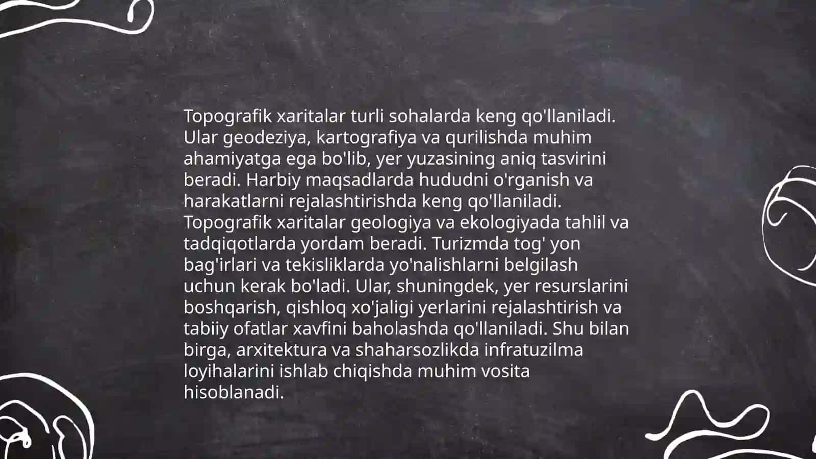 Topografik plan va xaritalar 4