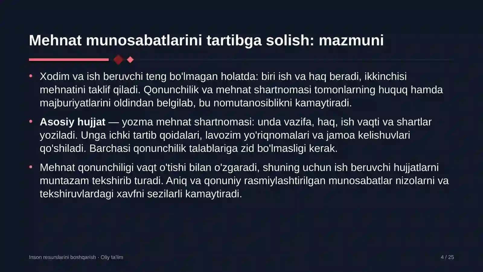 sanoat qurilishida mehnat munosabatlarini tartibga solish 4178 4