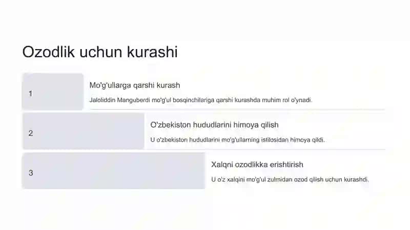 Jaloliddin Manguberdi - Vatan himoyachisi 4