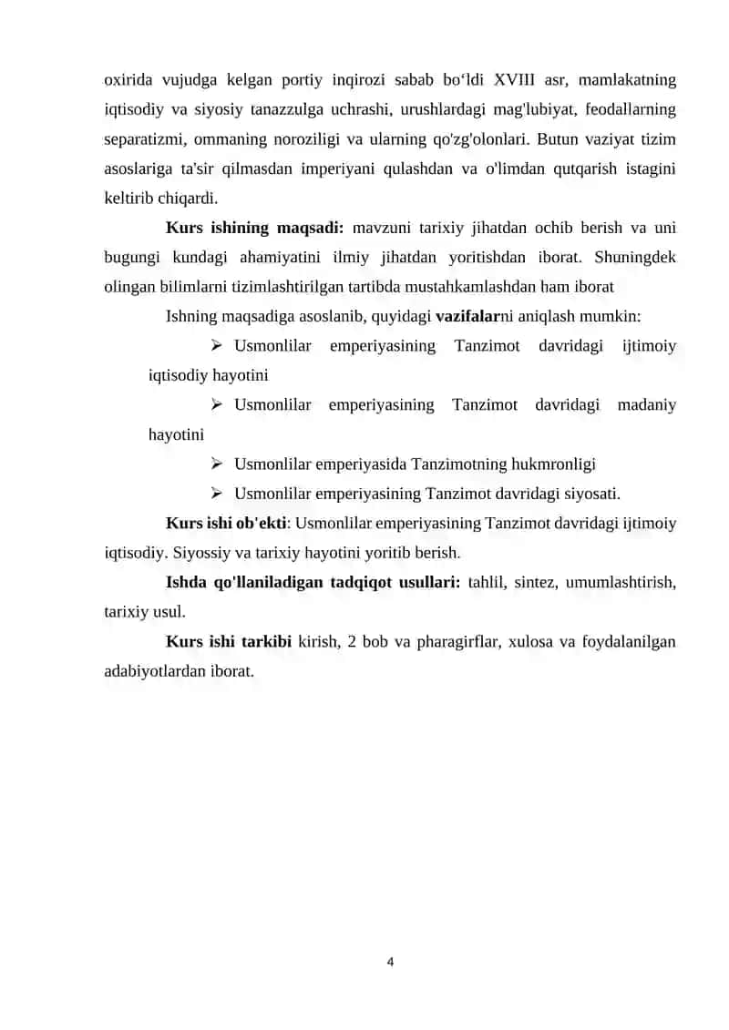 USMONLILAR EMPERIYASI TANZIMOT DAVRIDA 4