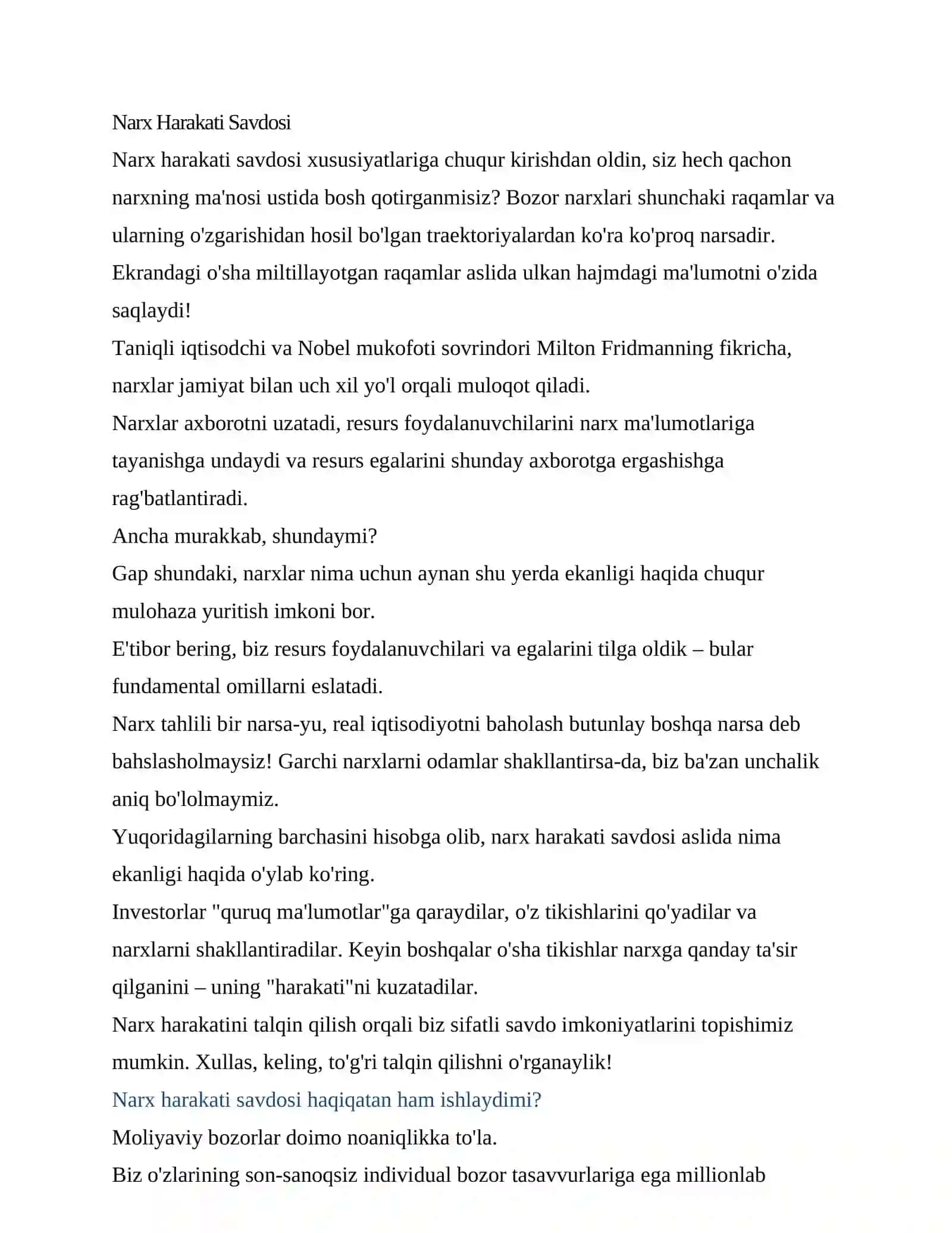 Price Action Trading tarjima kitob 4