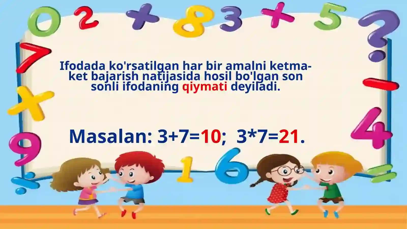Algebra elementlarini o‘rgatish metodikasi 4