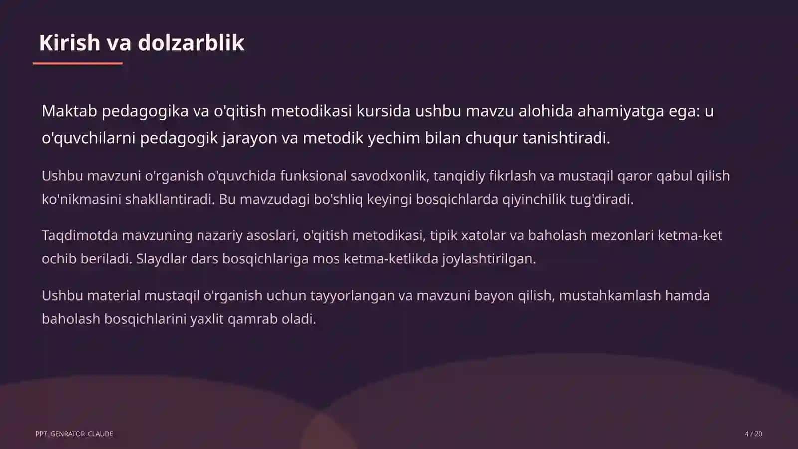 O'quvchilarning yosh xususiyatlari va pedagogik yondashuv 4