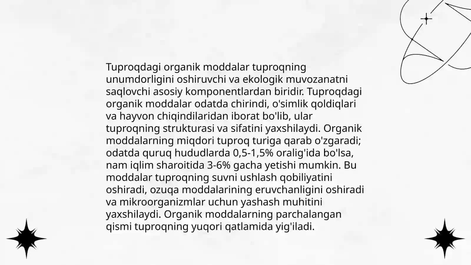 Tuproqni kimyoviy tarkibi 4