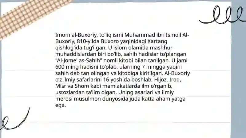 Imom al-Buxoriy asarlari 4