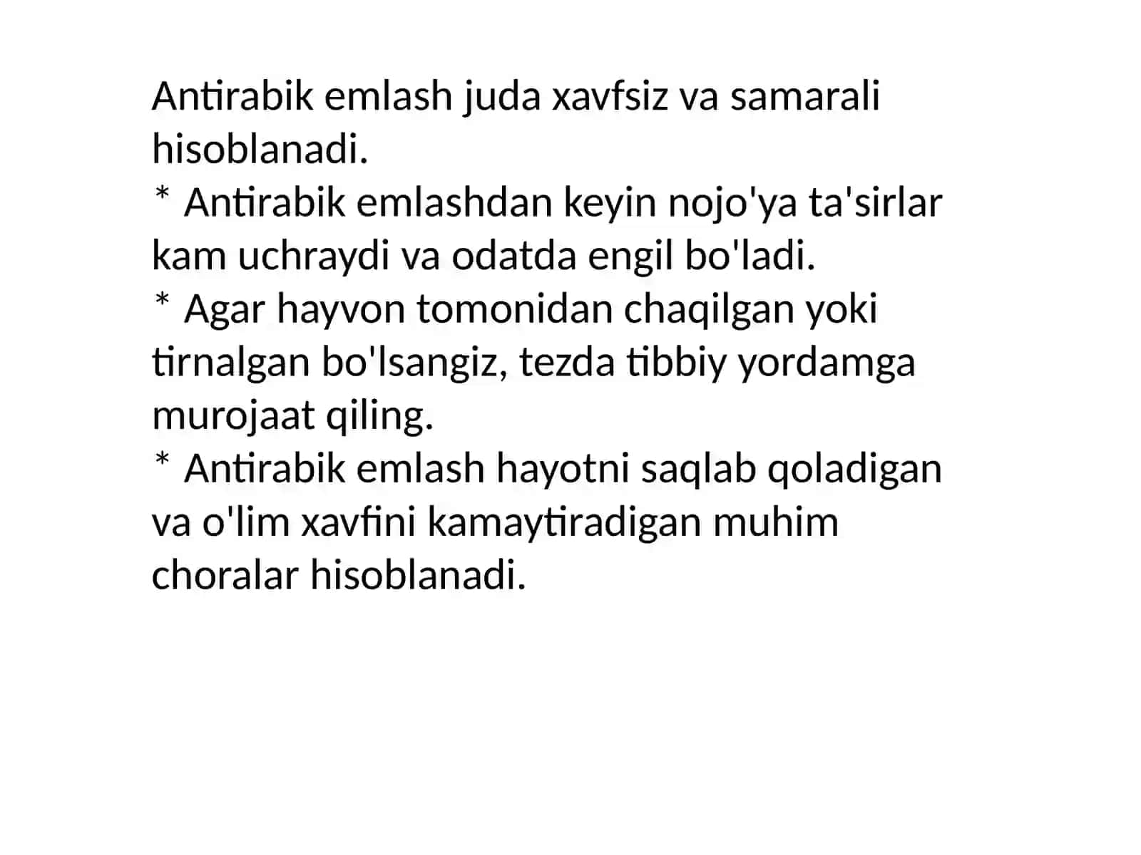 Shartli emlash 4