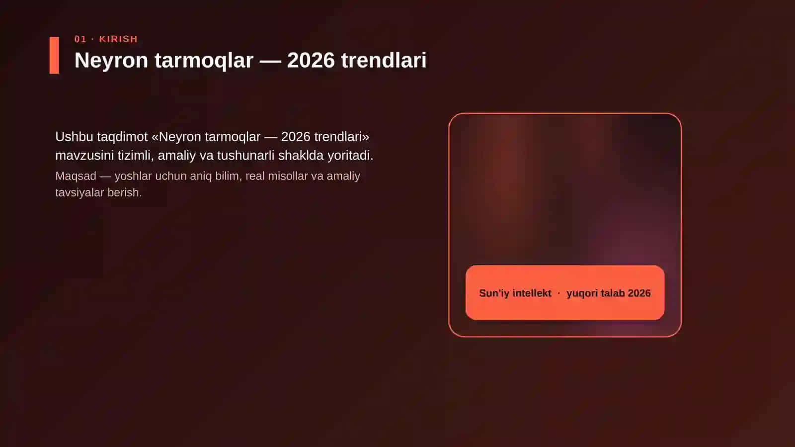 Neyron tarmoqlar — 2026 trendlari 4