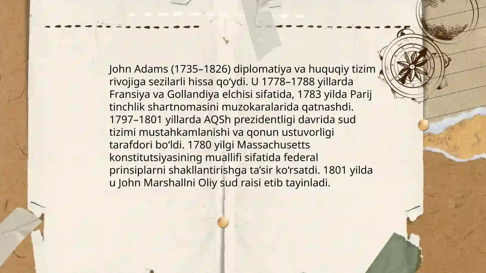 George Washington — davlat poydevorini yaratishi 4