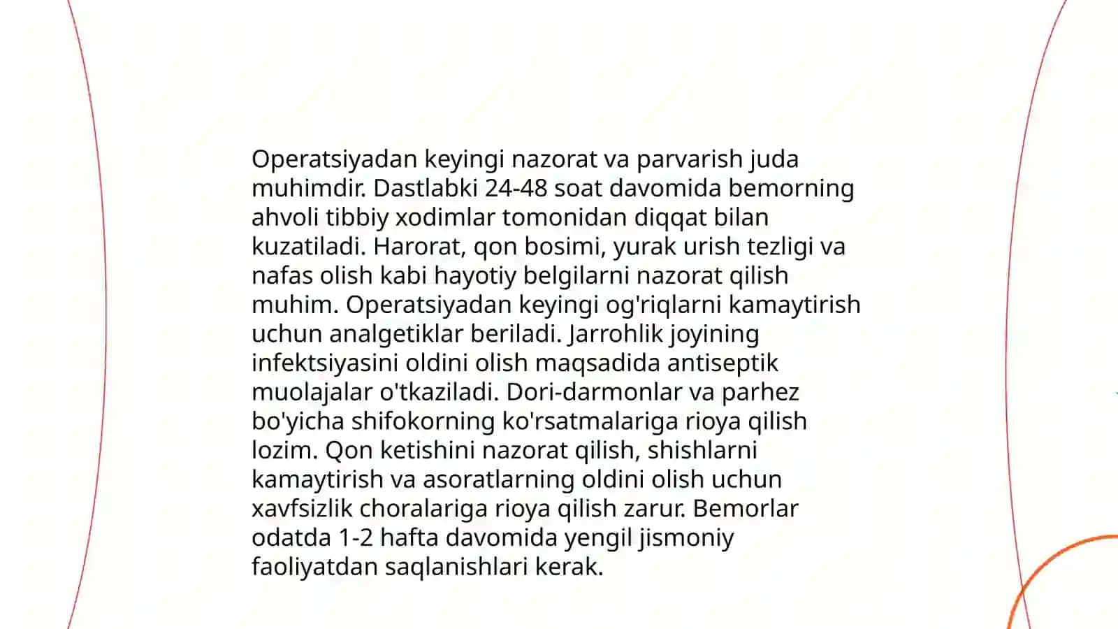 Xirurgik bemorlarni parvarish qilish 4