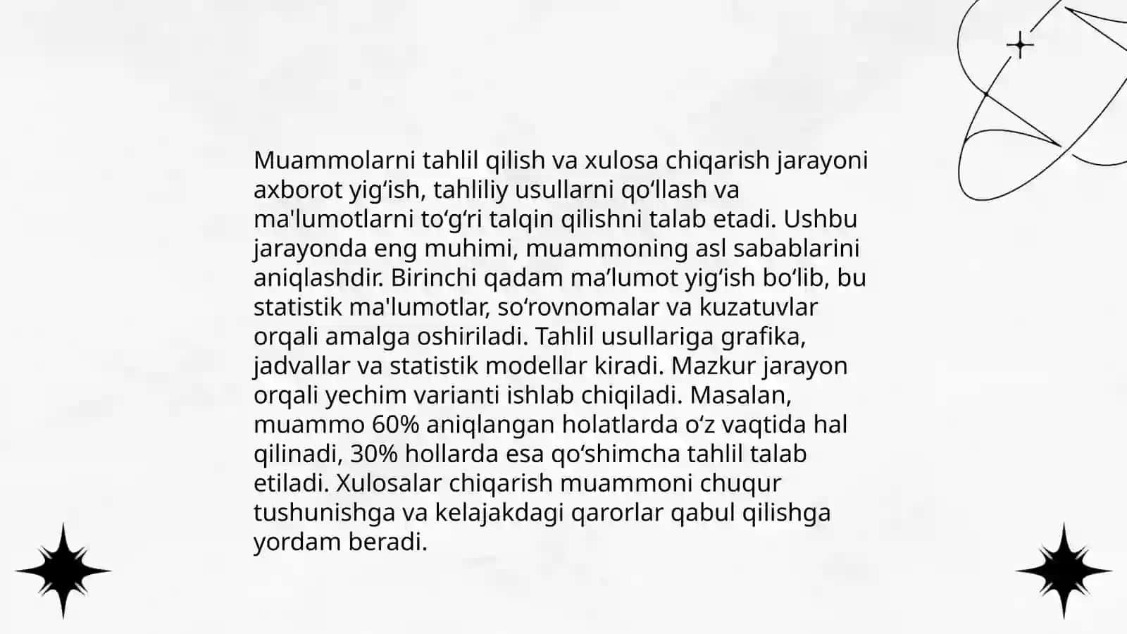 Xulosa chiqarish 4