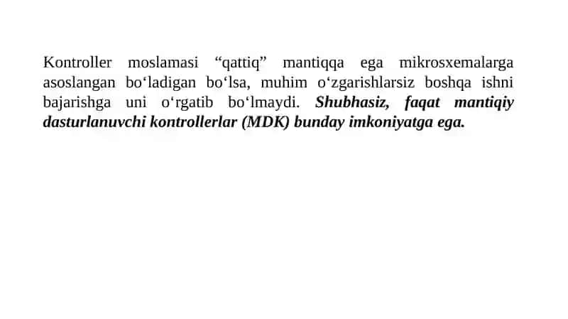Avtomatik boshqarish tizimi 4