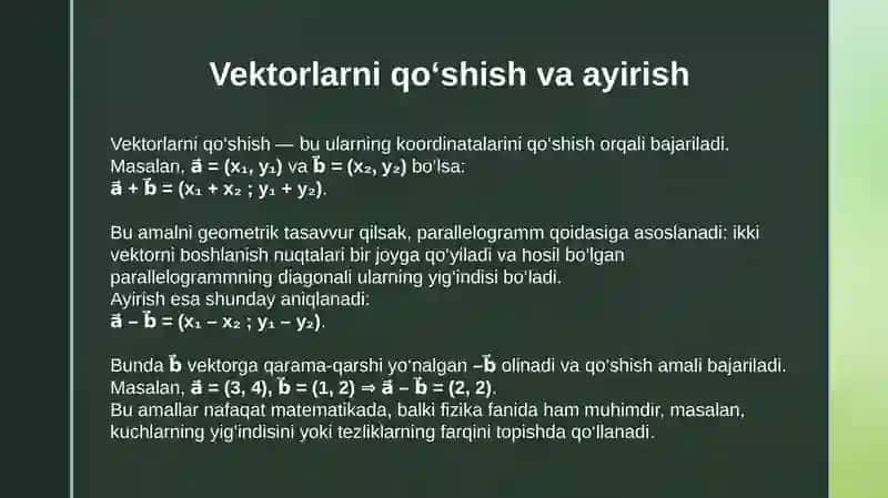 Vektorlar 4