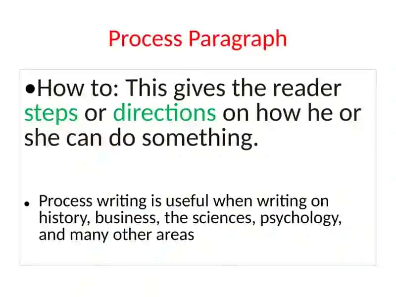 Process paragraphs 4