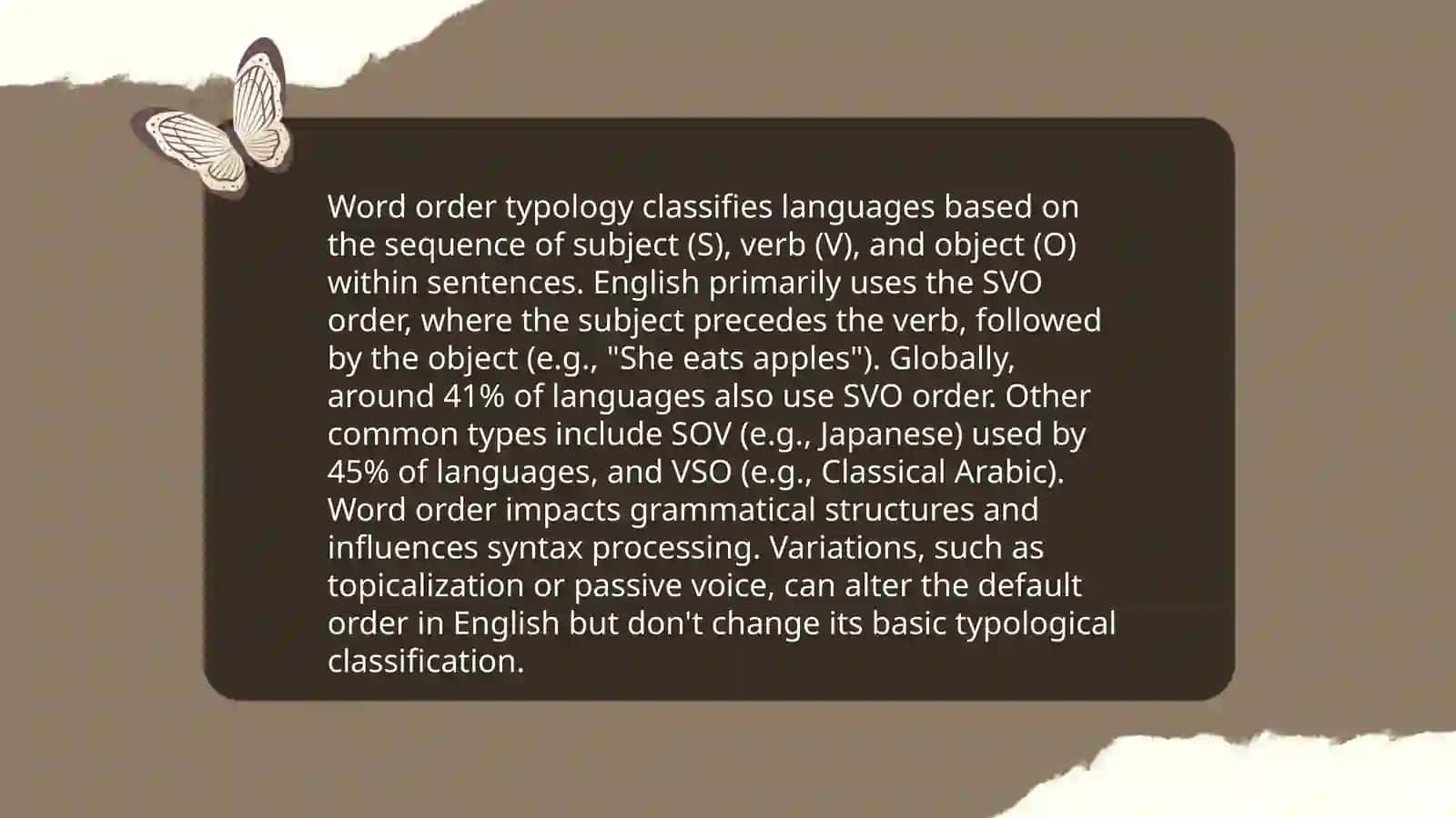 Modern typological studies 4
