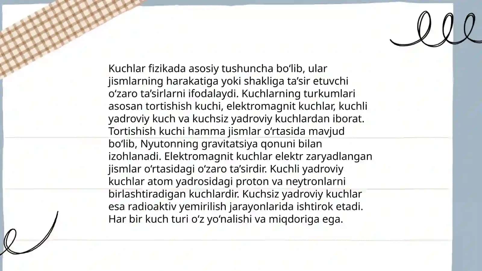 Mexanikada kuchlar 4
