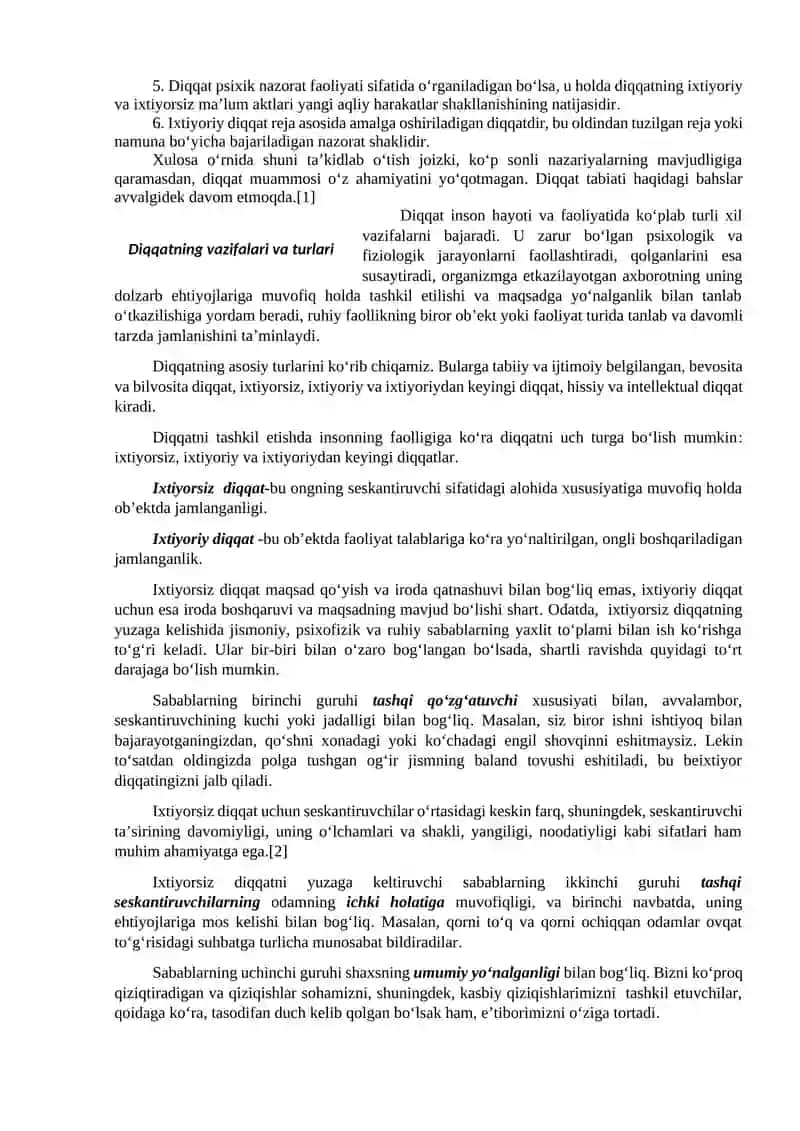 Diqqat Sezgi 4