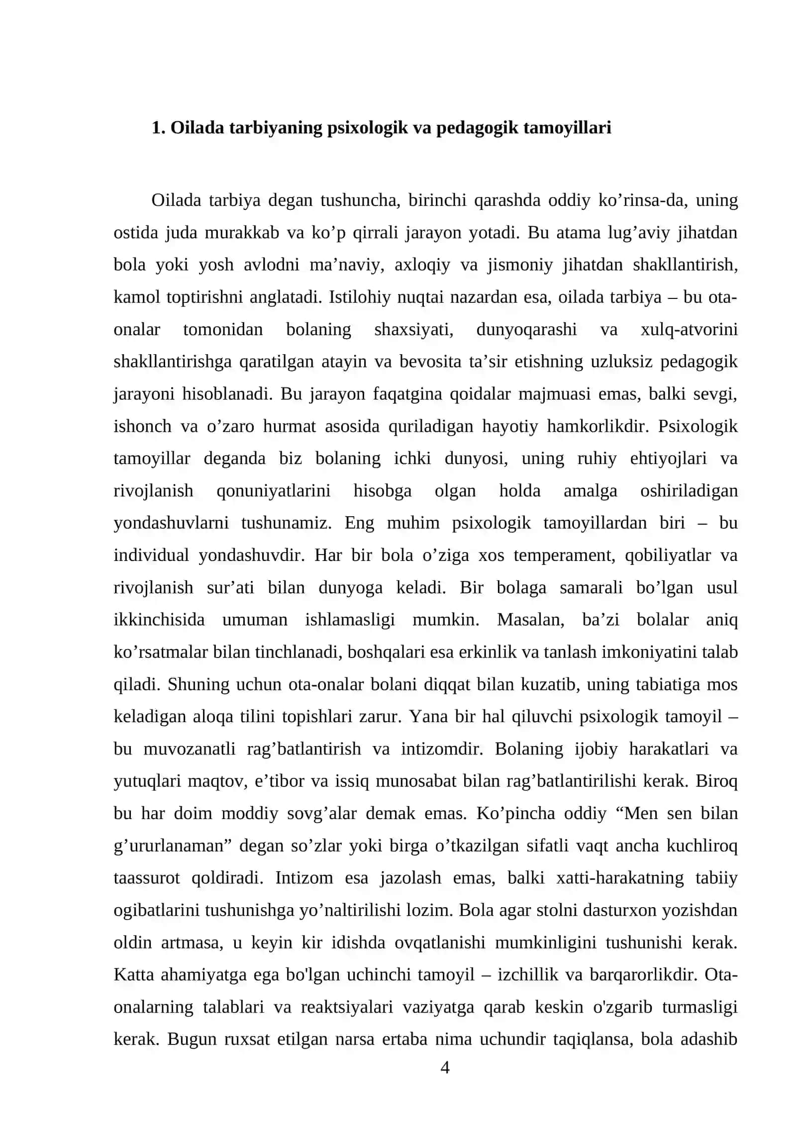 Oilada tarbiya asoslari 4