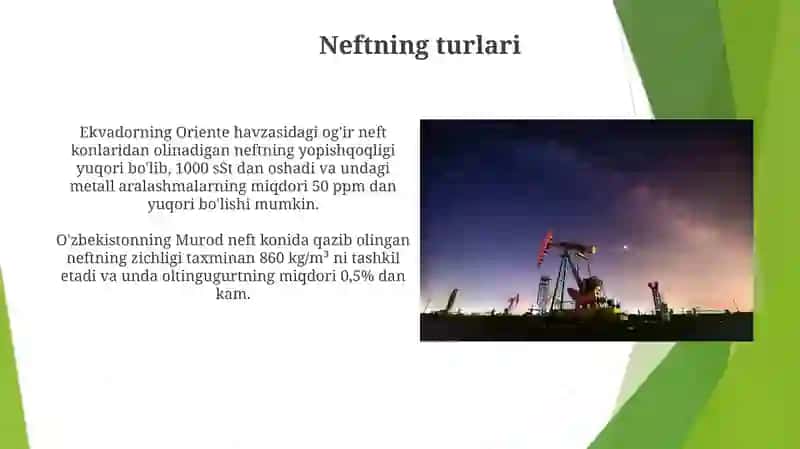 Neftni qayta ishlash 4