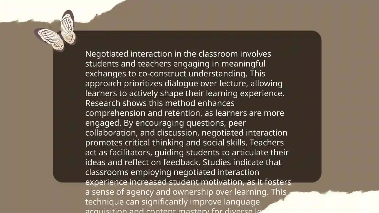 Experiental and negotiated language learning 4