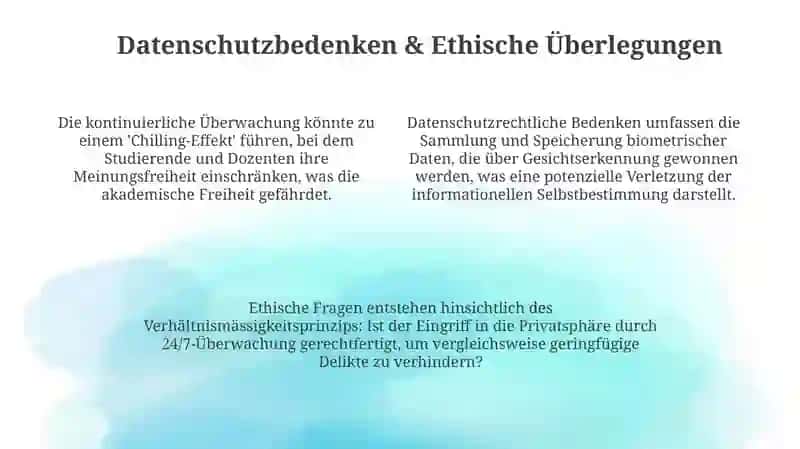 Überwachungskameras an der Universität: Eine umfassende Analyse 4