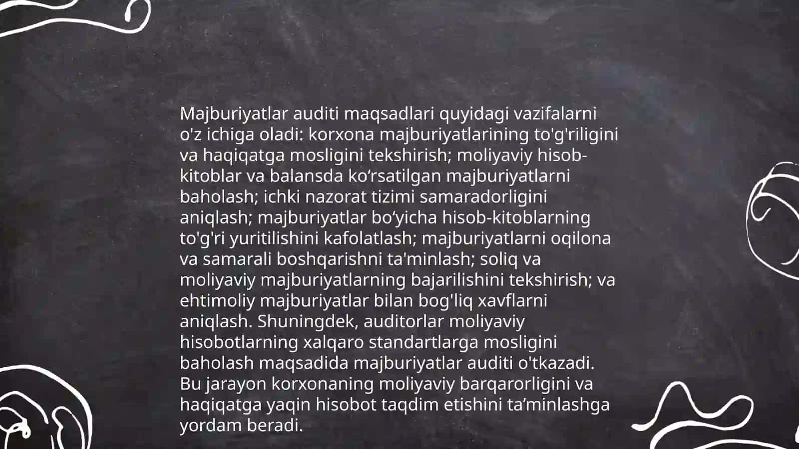 Majburiyatlar auditi 4