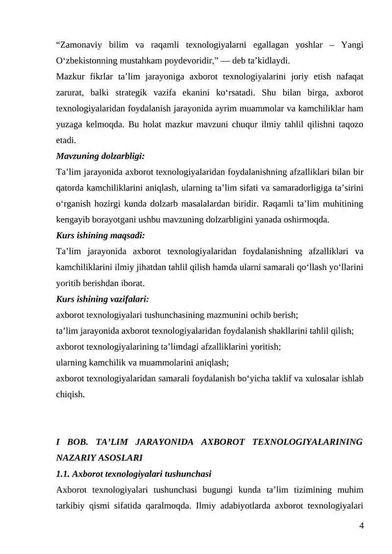 kurs ishi 4