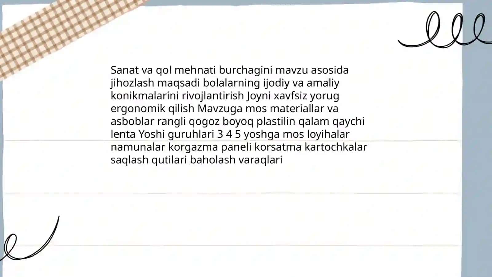 MTTda mavzu asosida jihozlash usullari 4