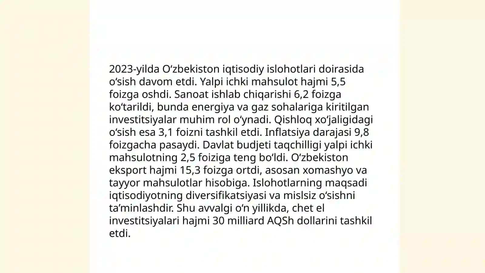 Õzbekistonning eng yangi tarixi 4