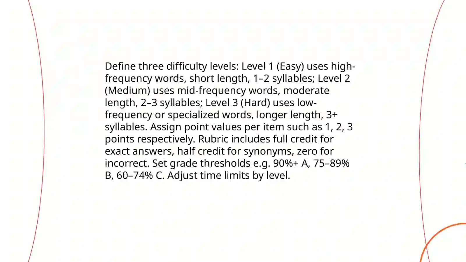Making a word quiz 4