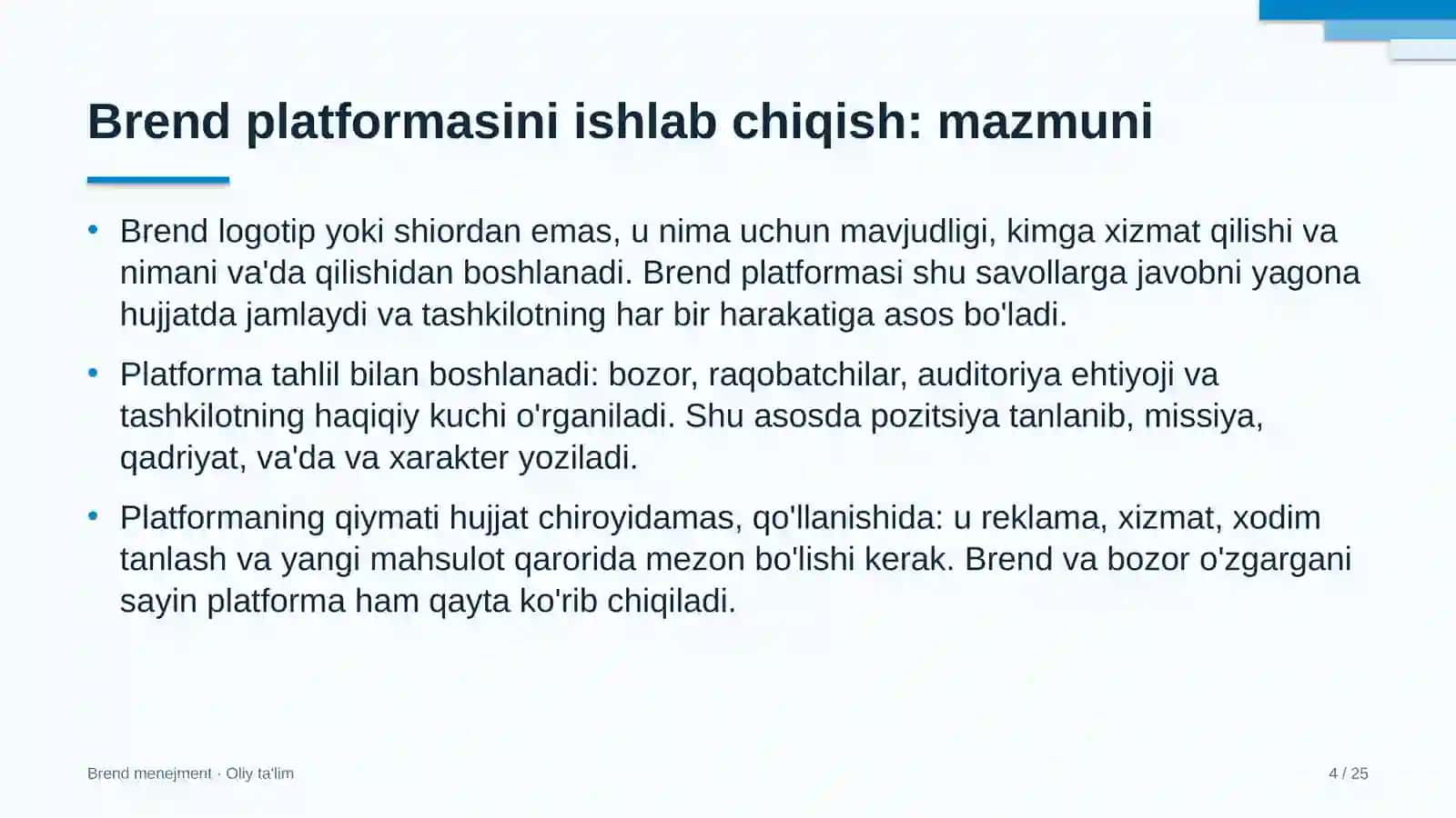 Hammom va saunalarda brend platformasini ishlab chiqish 4