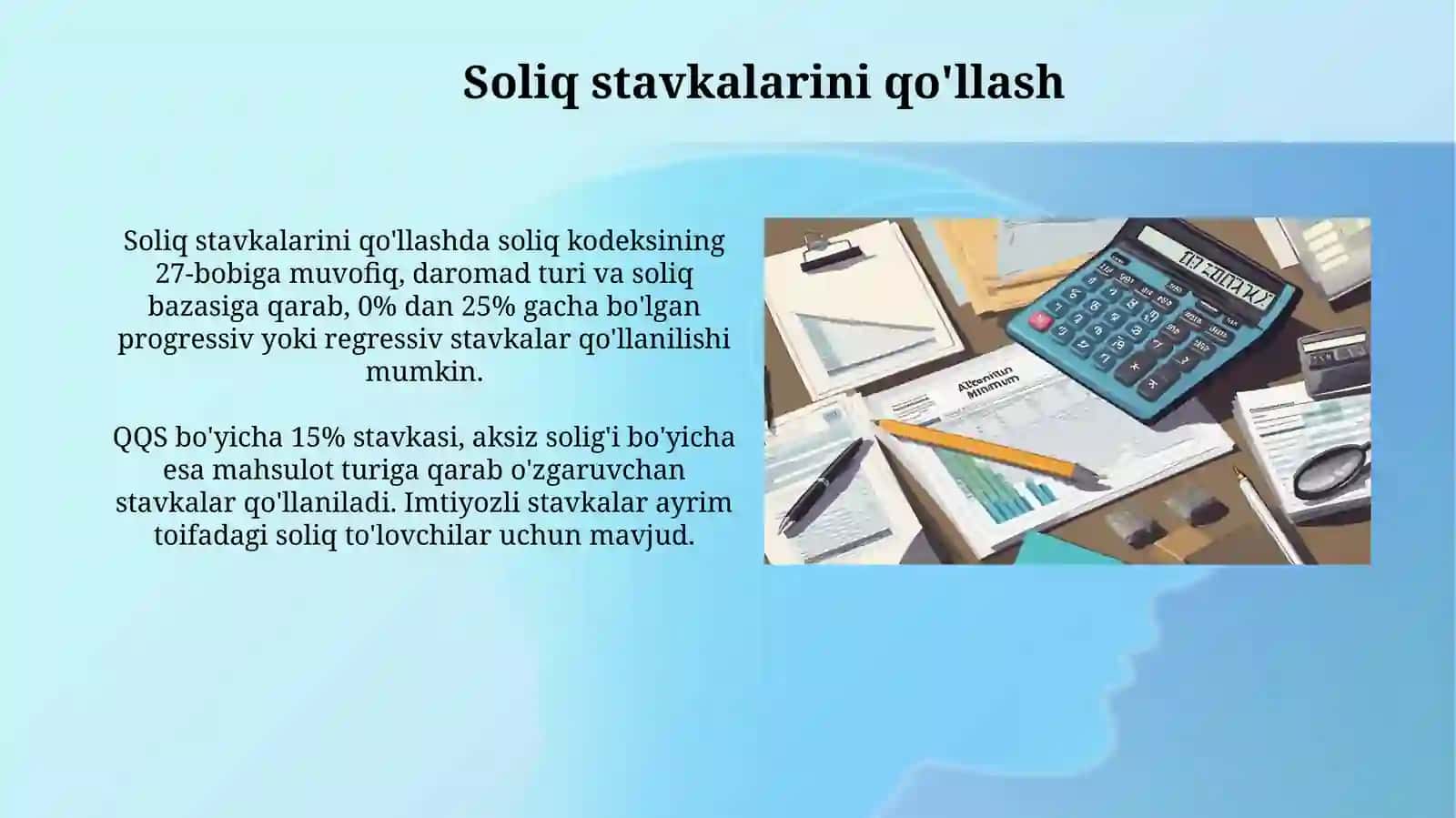 Soliq va majburiy to'lovlar bo'yicha hisob-kitoblarni tekshirish asoslari 4